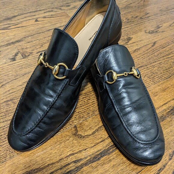GUCCI 1953 Horsebit Jordaan Leather Loafer Black 8.5 UK/ 9US main image 5